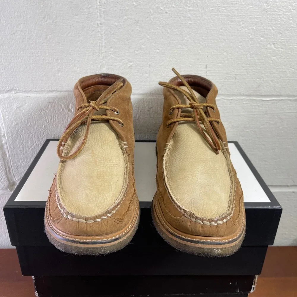 Sperry‎ Top Sider 4 JCrew Brown Suede Leather Chukka Boots Men's Size 12 M